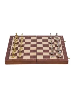 Scacchi - Romano - T4 - Mogano / Metal