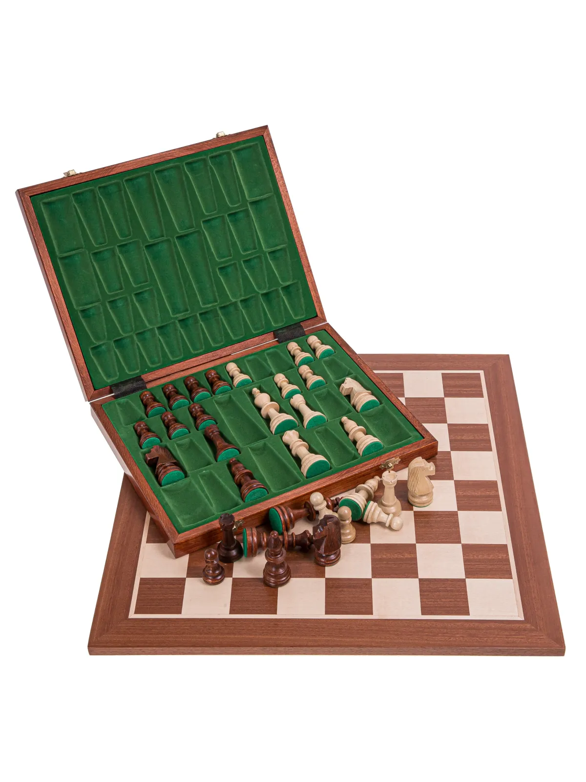Pro Ajedrez Set n 5 - Caoba Lux