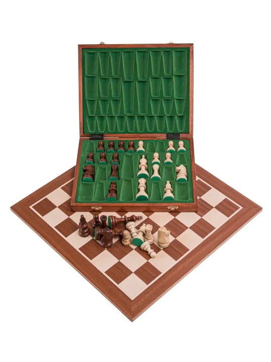 Profi Chess Set No 5 - Mahogany Lux
