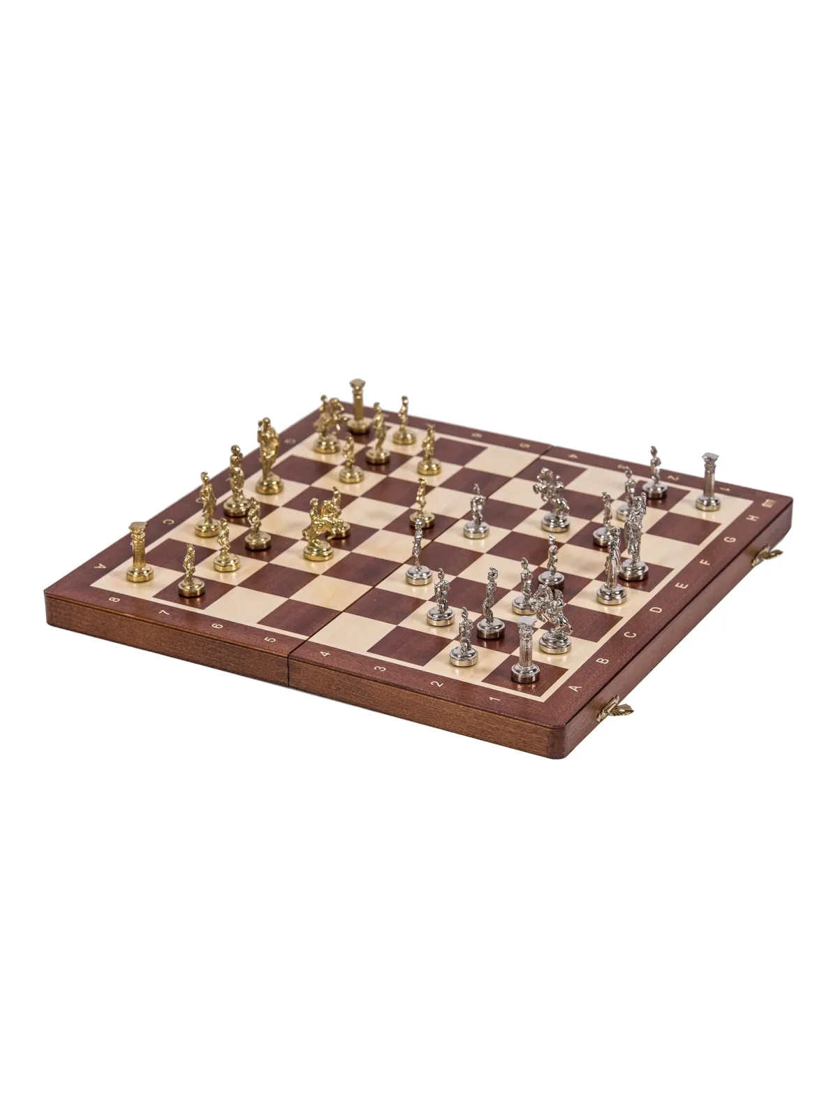 Scacchi - Romano - T4 - Mogano / Metal