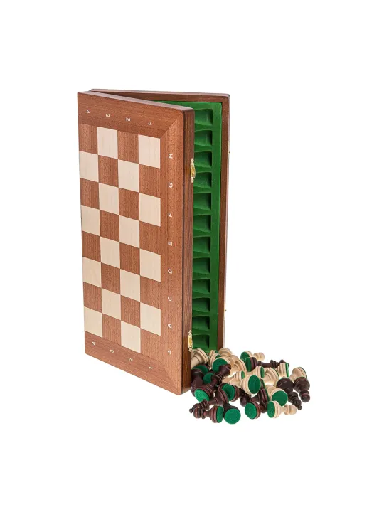 Schach Turnier Nr. 4 - Mahagoni