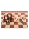 Jeu d'echecs professionnel n ° 6 - Acajou