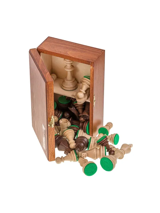 Pièces d'échecs - Staunton 6 + Boîte