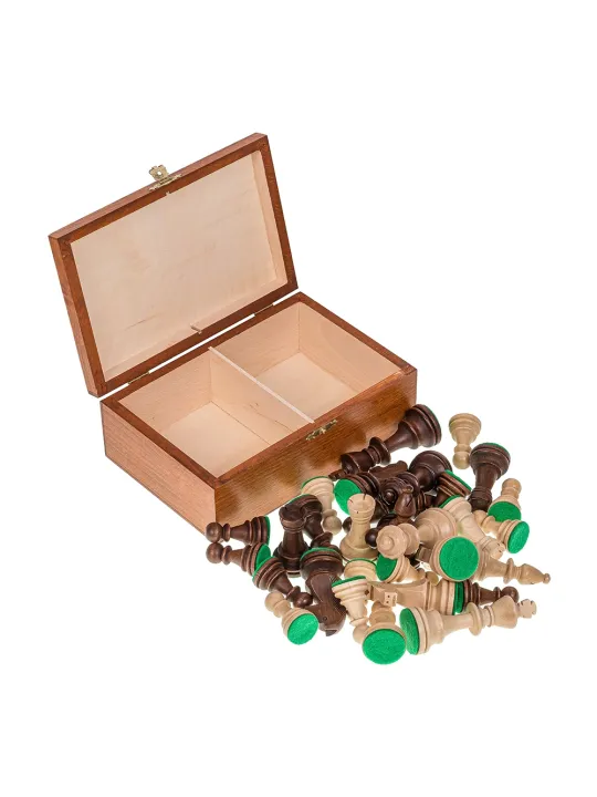 Pièces d'échecs - Staunton 6 + Boîte