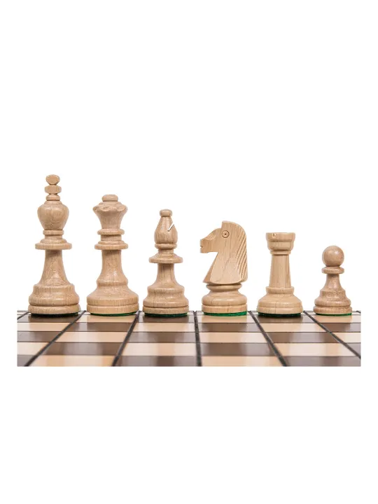 Schachfiguren - Staunton 5 + Koffer Lux
