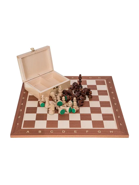 Pro Scacchi Set No 5 - Mogano