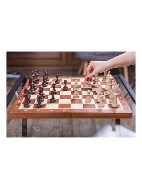 Chess Tournament No 5 - Mahogany WW + 2 x Queen