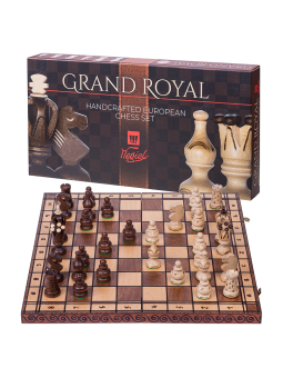 SQUARE - Szachy Drewniane  Grand Royal + 2 x Hetman