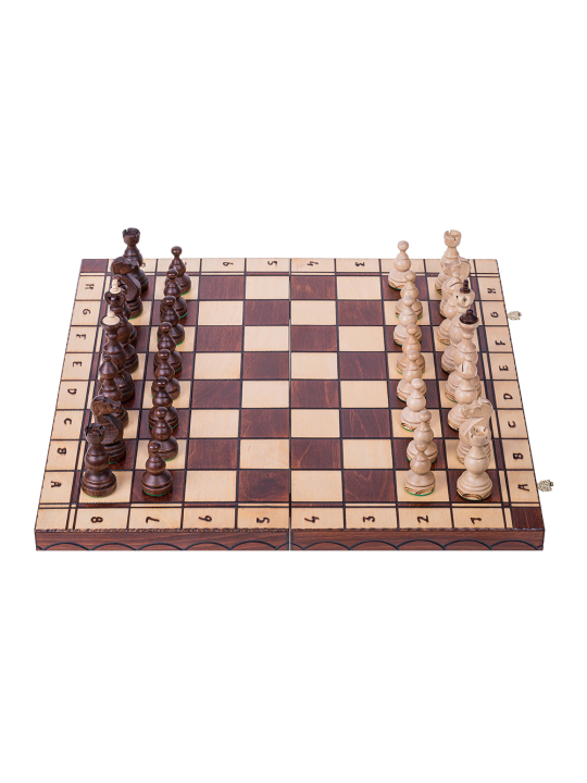 SQUARE - Szachy Drewniane Legate + 2 x Hetman