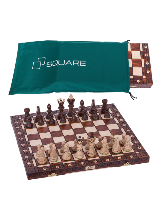 SQUARE - Schach Ambasador Excluive + Futteral