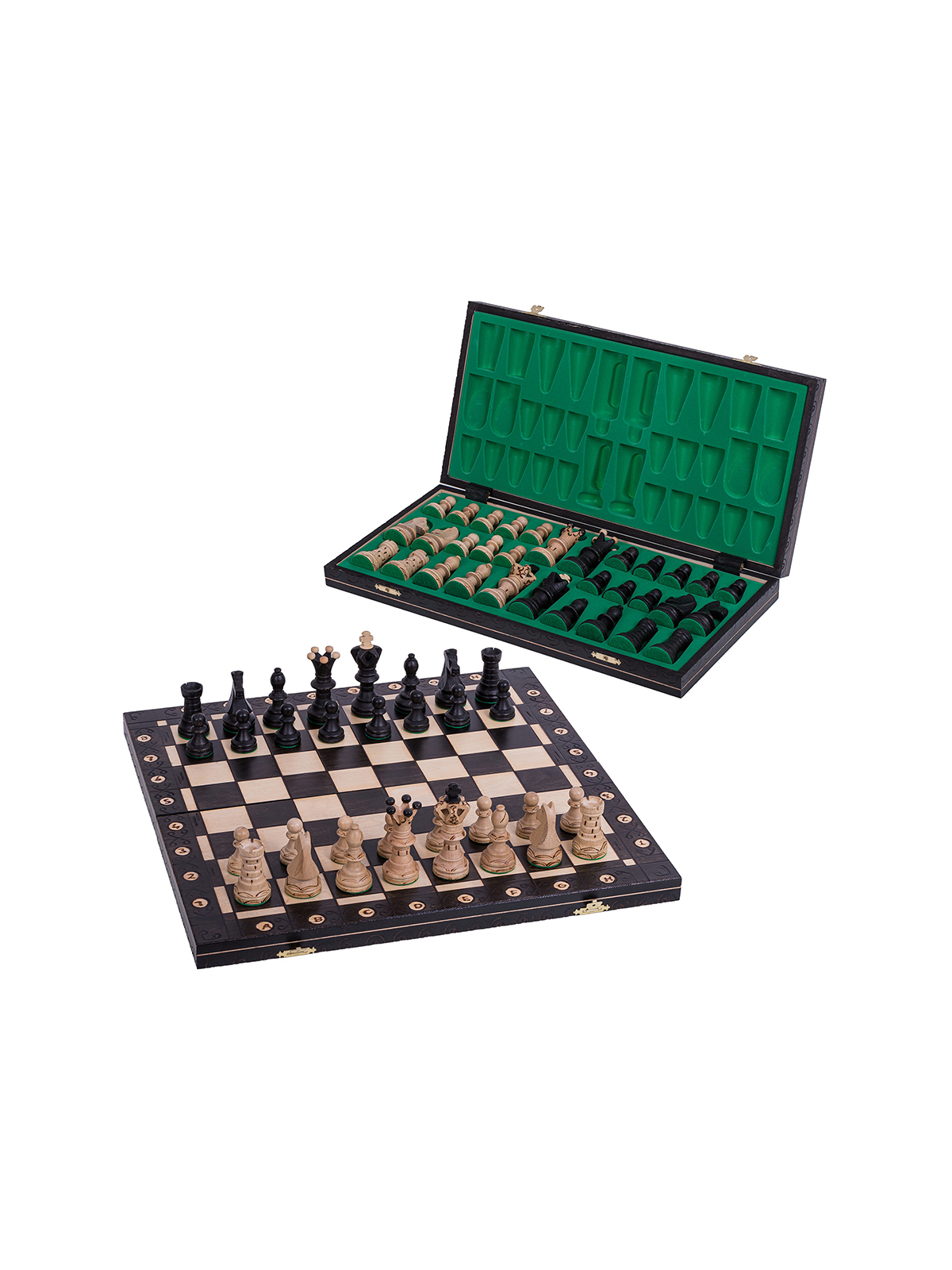 SQUARE - Wooden Chess Set Ambasador Black