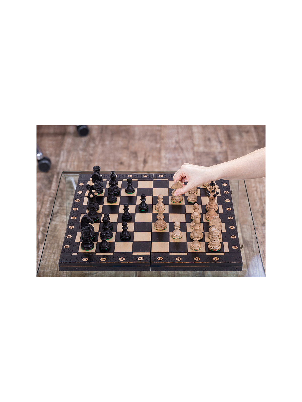 SQUARE - Schach Ambasador Schwarz