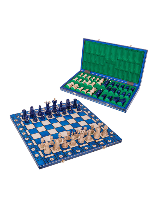 SQUARE - Wooden Chess Set Ambasador Black