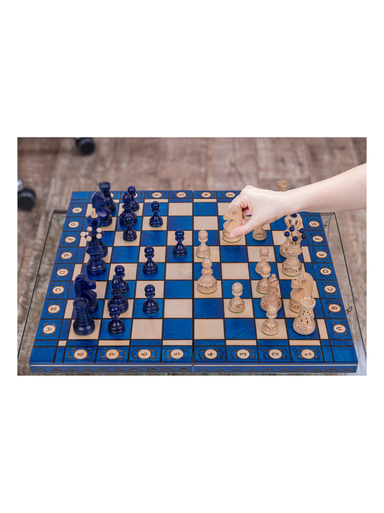 SQUARE - Wooden Chess Set Ambasador Black