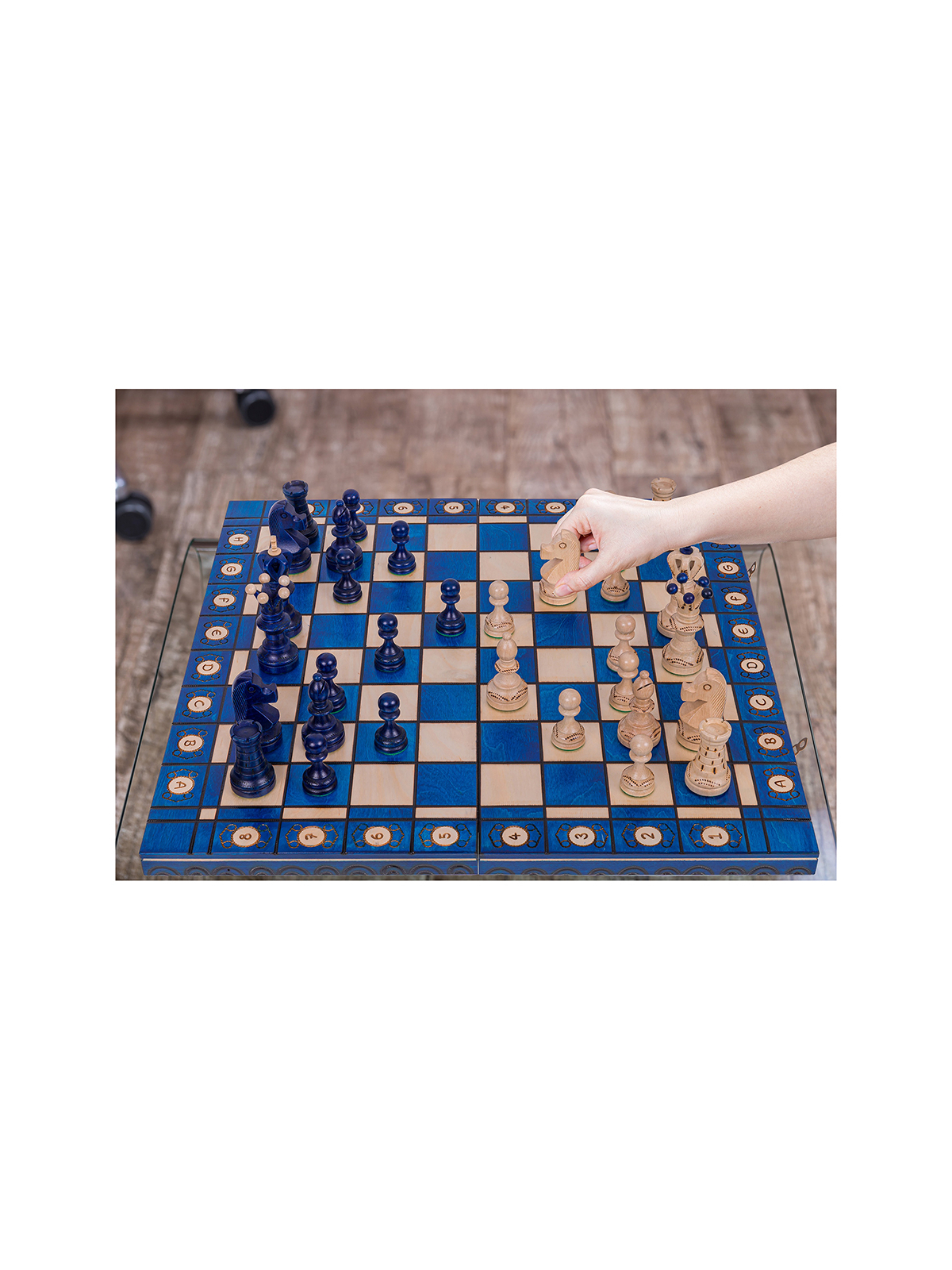 SQUARE - Wooden Chess Set Ambasador Black