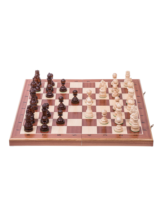 SQUARE - Échecs en bois - Rhin