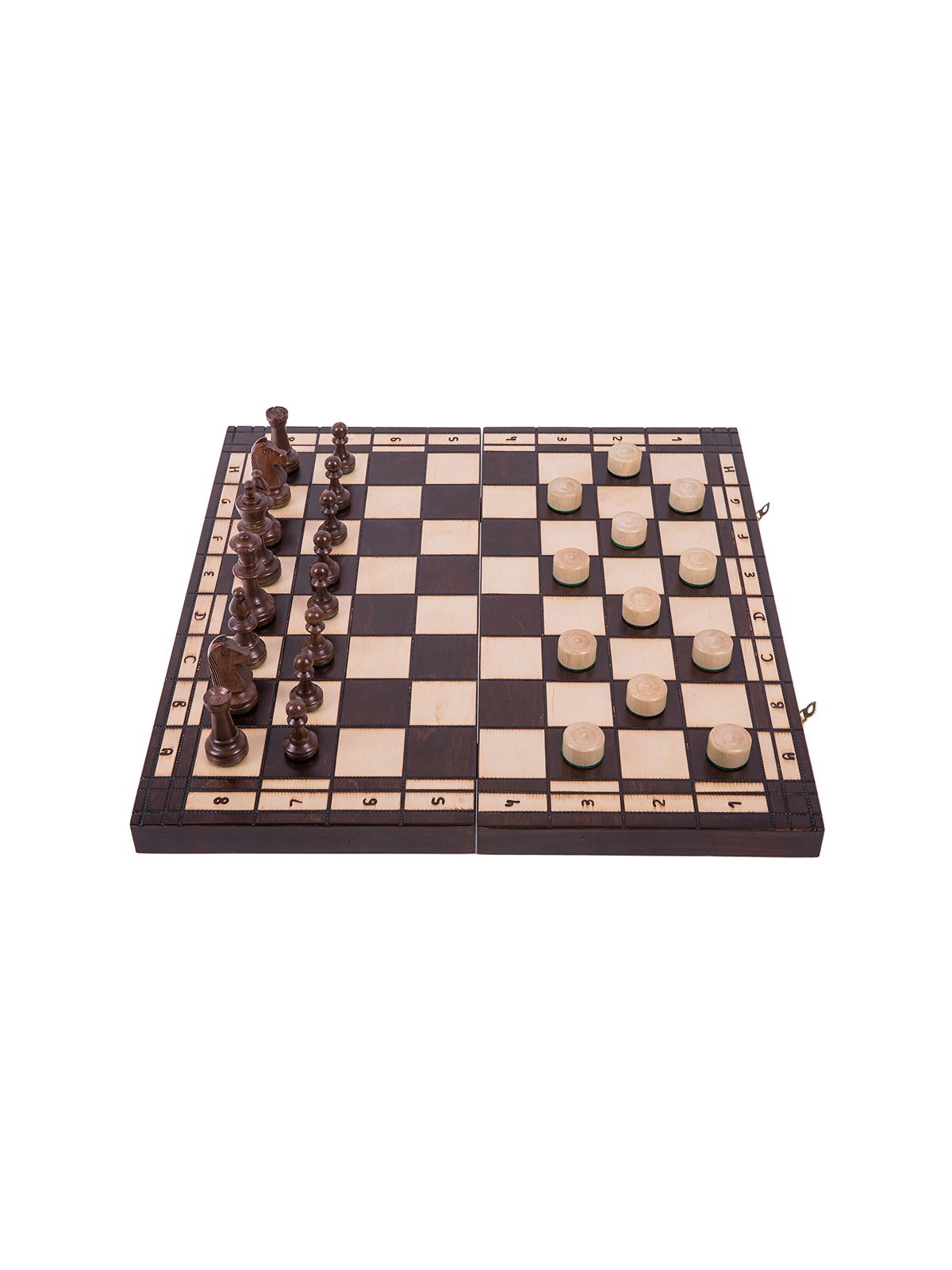 SQUARE - 2 in 1 - Échecs + Dames - XL