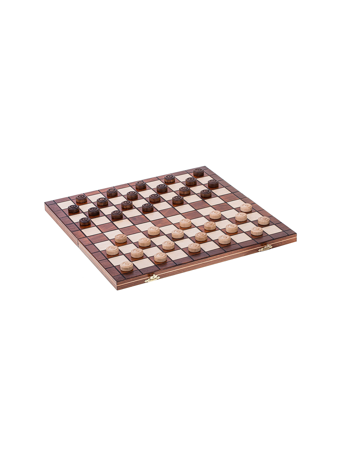 SQUARE Negozio - Dama di legno 100 - Campo