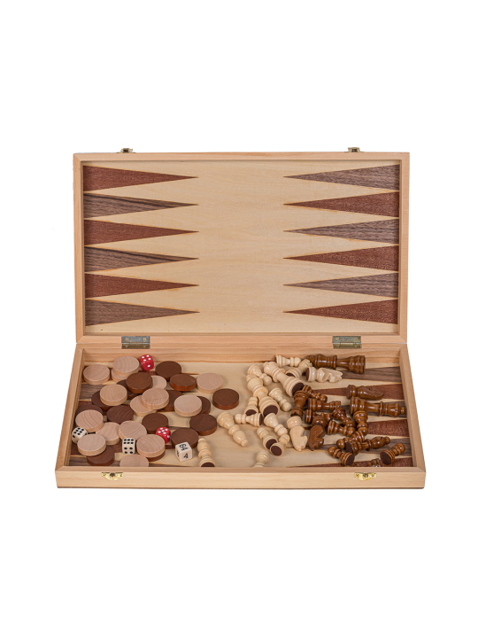 SQUARE - Game President - Chess + Checkers + Backgammon