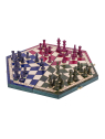 SQUARE - Echecs en bois pour 3 personnes - Grande