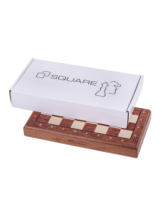 SQUARE - Chess Magnetic 380 - Mahogany - Online Chess Shop