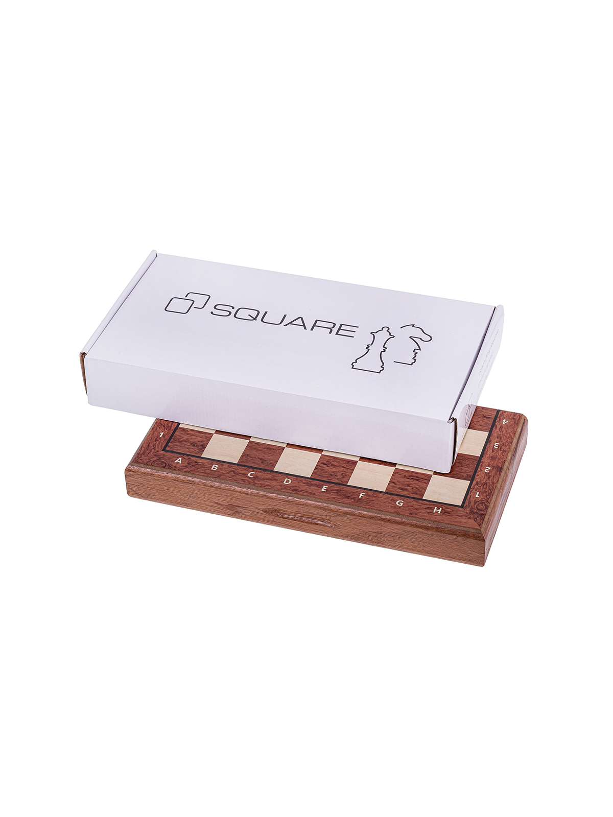 SQUARE - Chess Magnetic 380 - Mahogany - Online Chess Shop