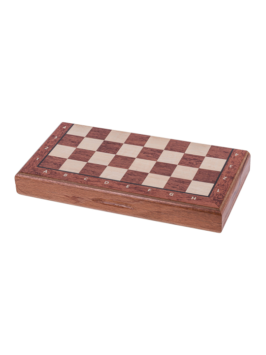 SQUARE - Chess Magnetic 380 - Mahogany - Online Chess Shop