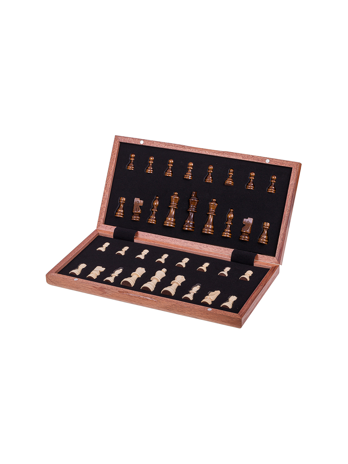 SQUARE - Chess Magnetic 380 - Mahogany - Online Chess Shop