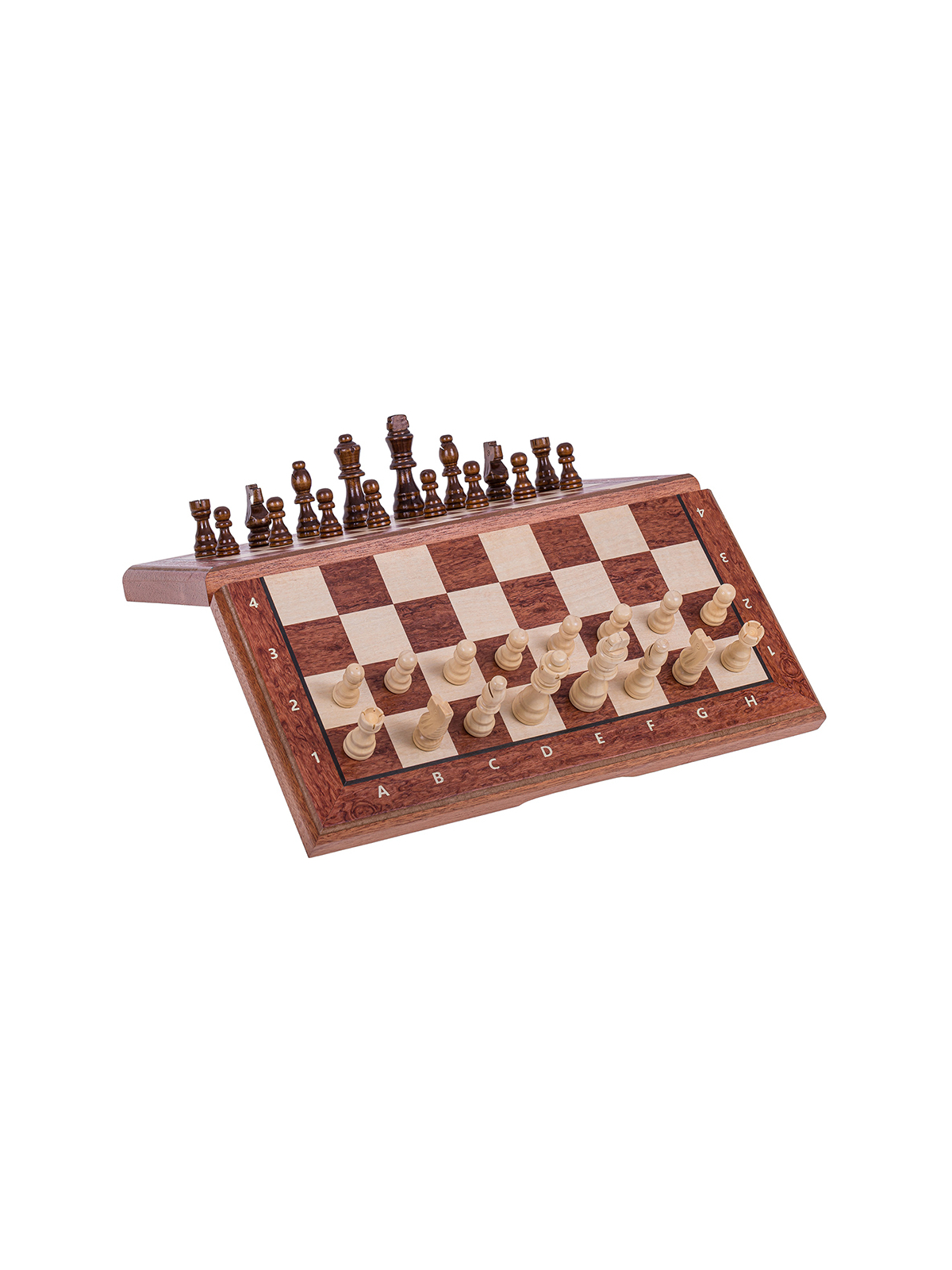 SQUARE - Chess Magnetic 380 - Mahogany - Online Chess Shop