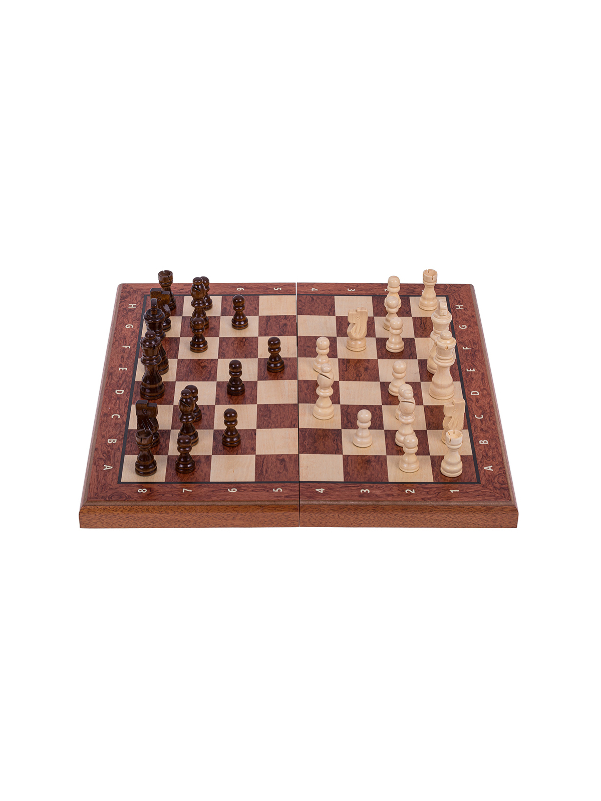 SQUARE - Chess Magnetic 380 - Mahogany - Online Chess Shop