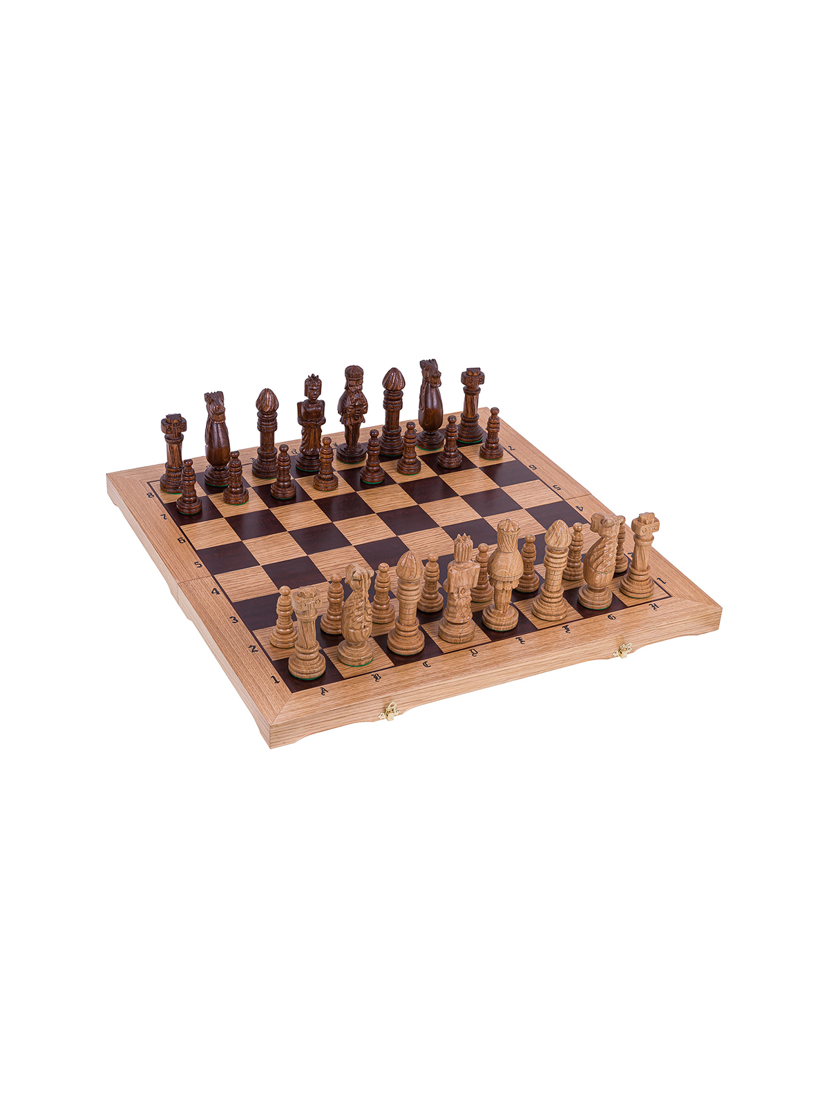 SQUARE - Échecs en bois Espagne - Sculpté