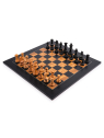 SQUARE - Tienda de ajedrez - Negro Olivo Deluxe - Juego de ajedrez