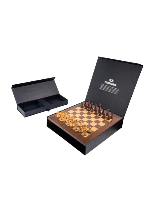 SQUARE - Negozio - Noce Deluxe - Set scacchi