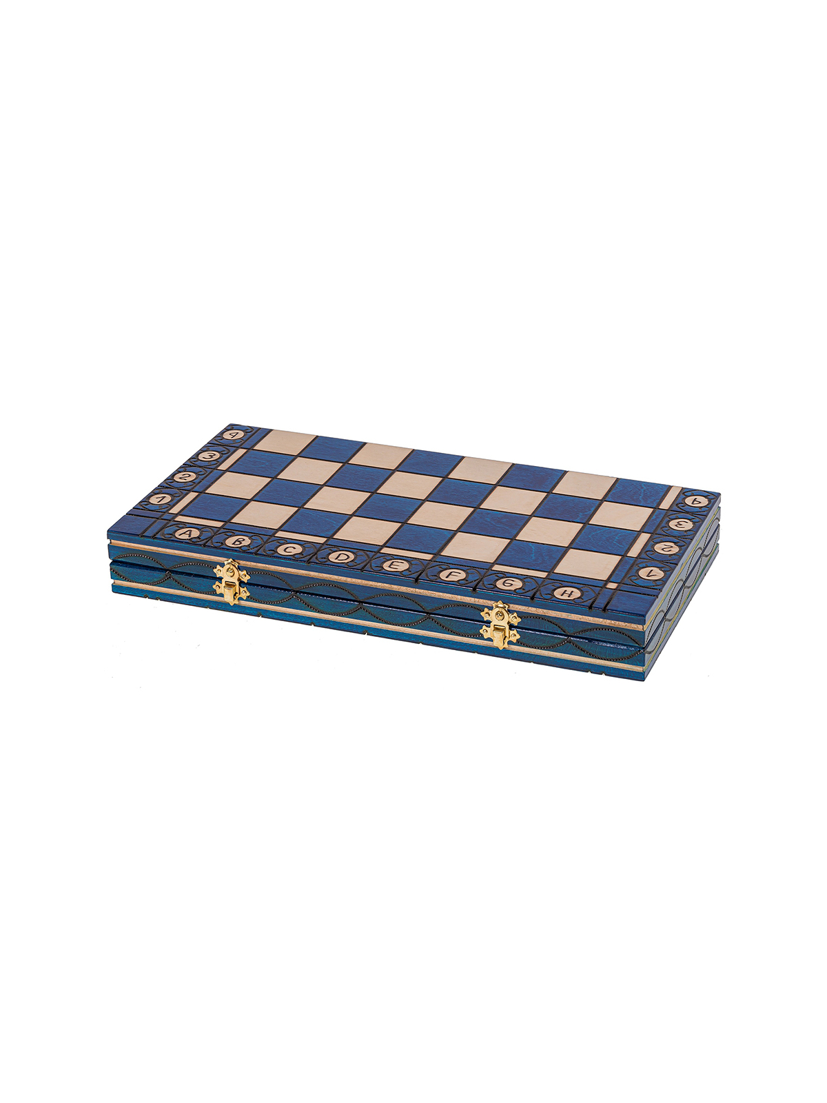 SQUARE - Szachy drewniane Senator Blue - sklep - square-game.mom