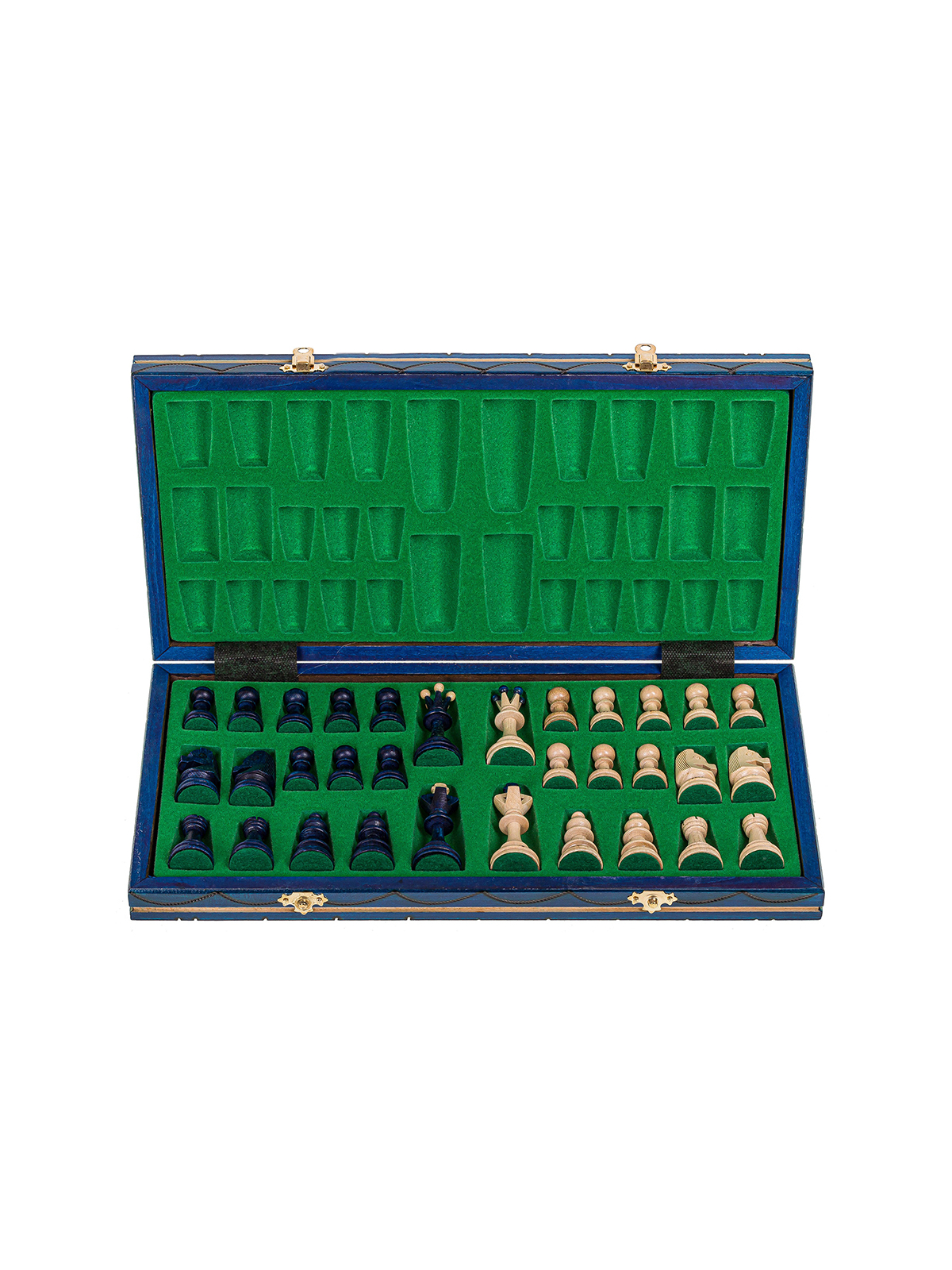 SQUARE - Szachy drewniane Senator Blue - sklep - square-game.mom