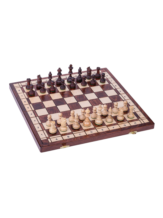 SQUARE - Gioco 3 in 1 Senator - Scacchi + Dama + Backgammon