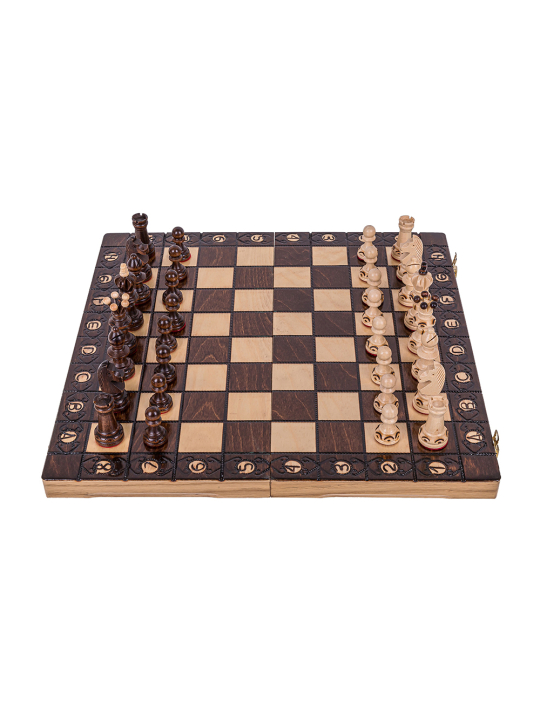 SQUARE - Scacchi in legno - Ambasciatore Mini