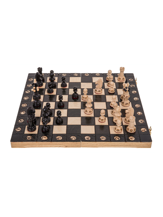 SQUARE - Scacchi in legno - Ambasciatore Mini