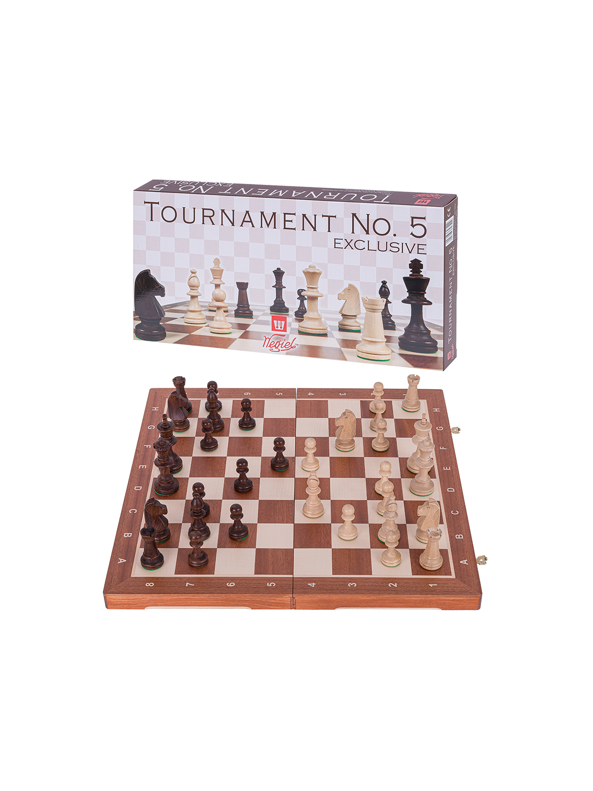 SQUARE - Tienda de ajedrez - Ajedrez - Staunton 5 - Caoba Exlusive