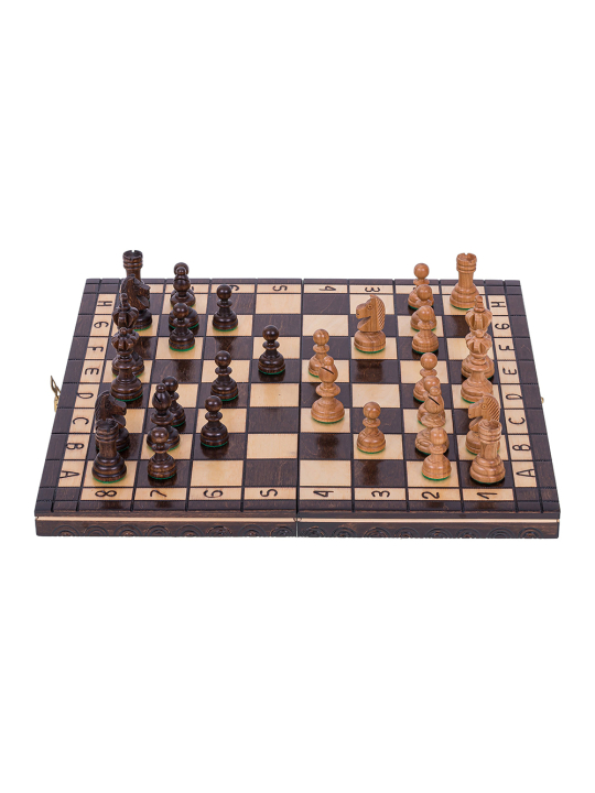SQUARE - 2 in 1 - Échecs + Dames - L