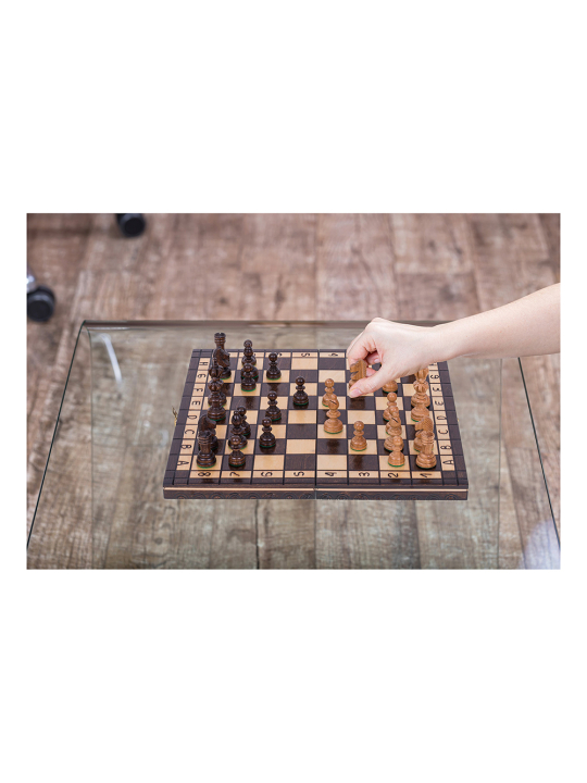 SQUARE - 2 in 1 - Échecs + Dames - L
