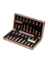 SQUARE - Schach Dame Magnetisch 380 - Nuss - Online Schach Shop