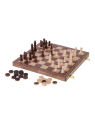SQUARE - Schach Dame Magnetisch 380 - Nuss - Online Schach Shop