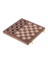 SQUARE - Schach Dame Magnetisch 380 - Nuss - Online Schach Shop