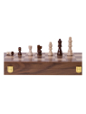 SQUARE - Schach Dame Magnetisch 380 - Nuss - Online Schach Shop