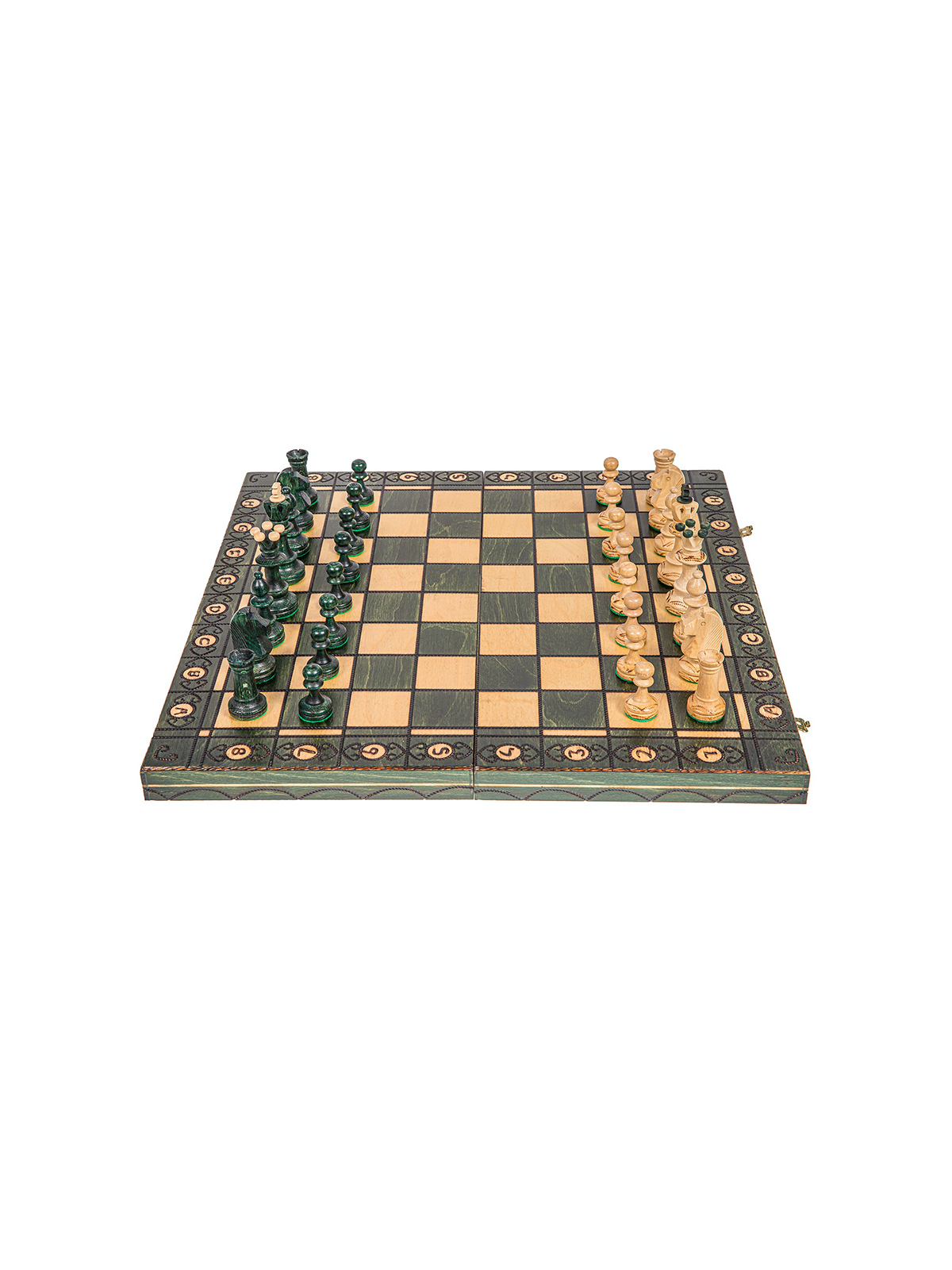 SQUARE - Wooden Chess Set Senator Green