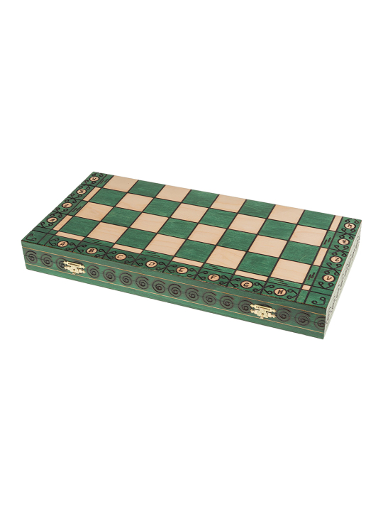 SQUARE - Wooden Chess Set Ambasador Green