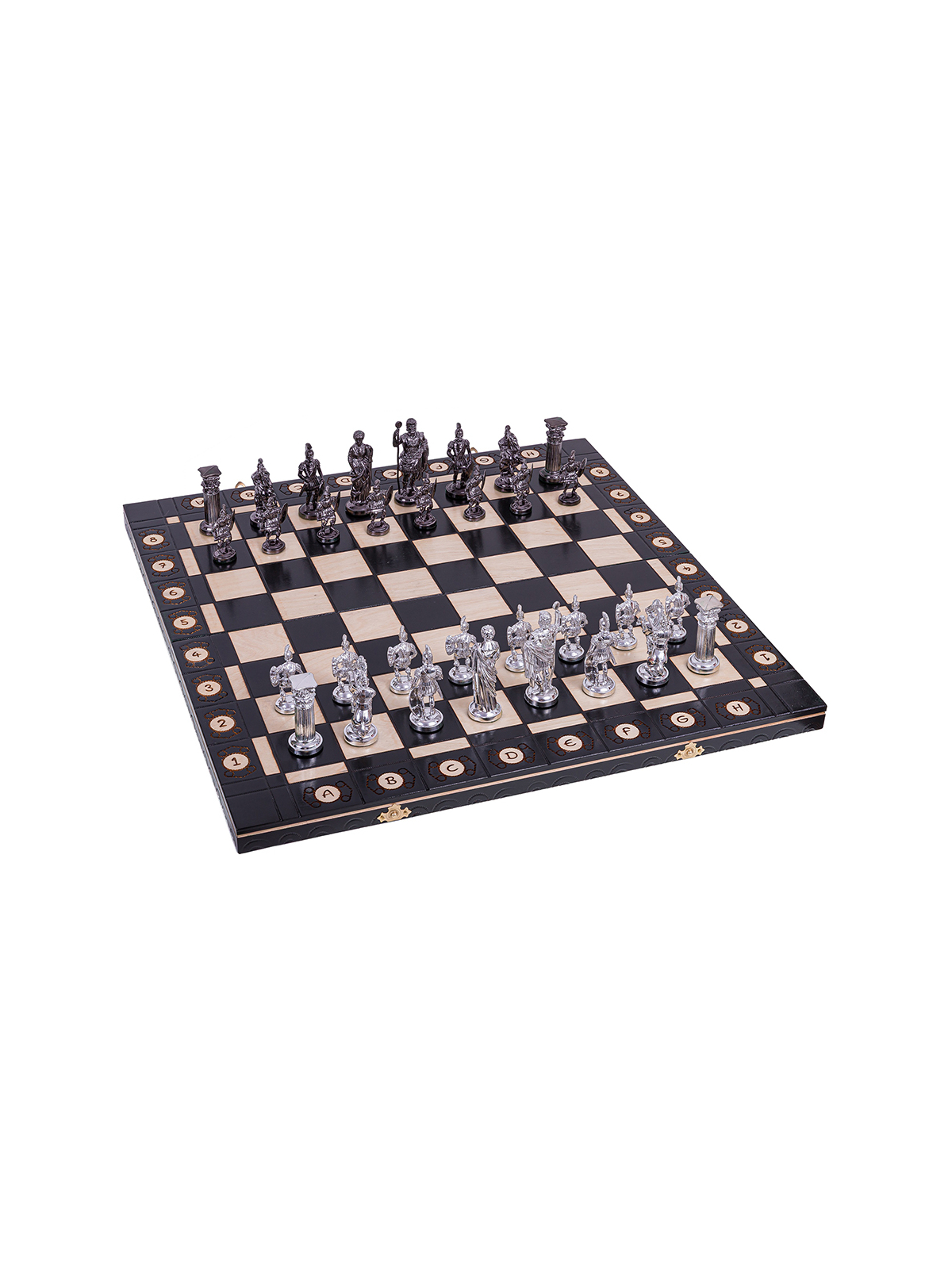 SQUARE - Ajedrez de madera - ROMANO - Silver - Tienda de ajedrez