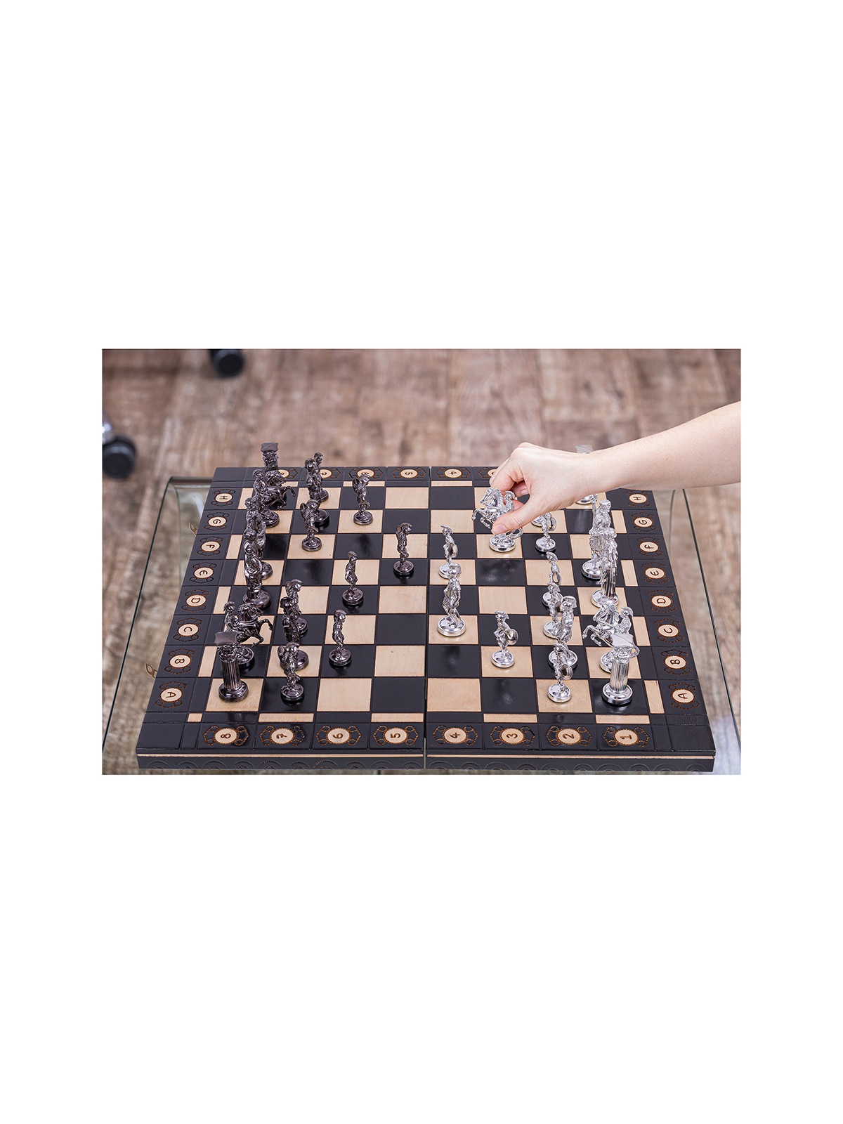 SQUARE - Scacchi Romano - Silver Edition - Negozio online di scacchi