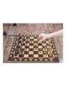 SQUARE - Wooden Chess Set Roman - Gold Edition - Online Chess Shop